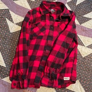 Roots Plaid flannel shirt